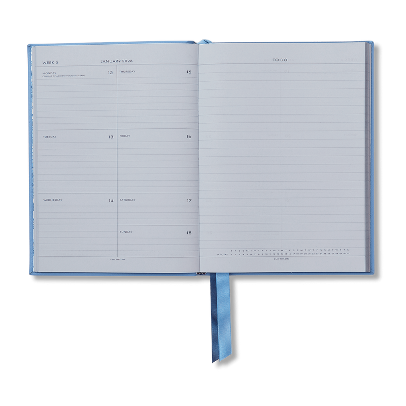 Smythson 2026 Soho Weekly Diary in Panama