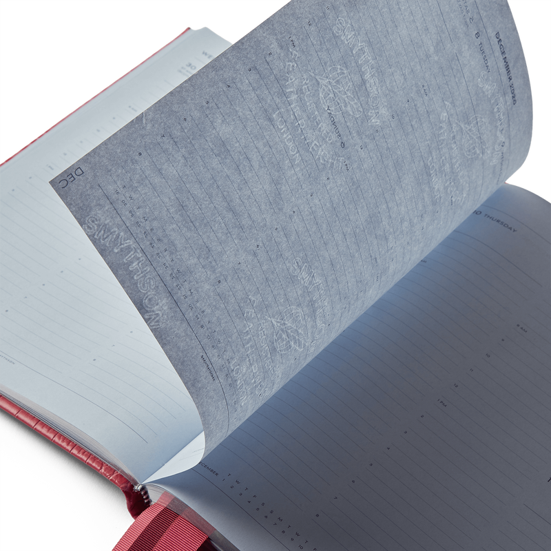 Smythson 2026 Portobello Weekly Vertical Diary in Mara