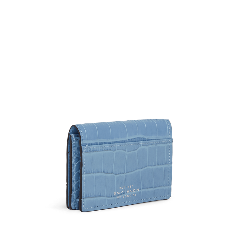 Folded Card Case with Snap Closure in Mara