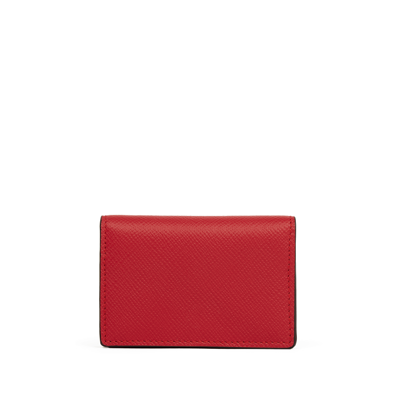 Folded Card Case with Snap Closure in Panama