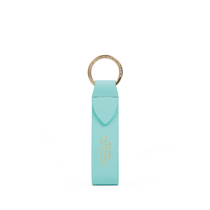 Keyring with Leather Strap in Panama