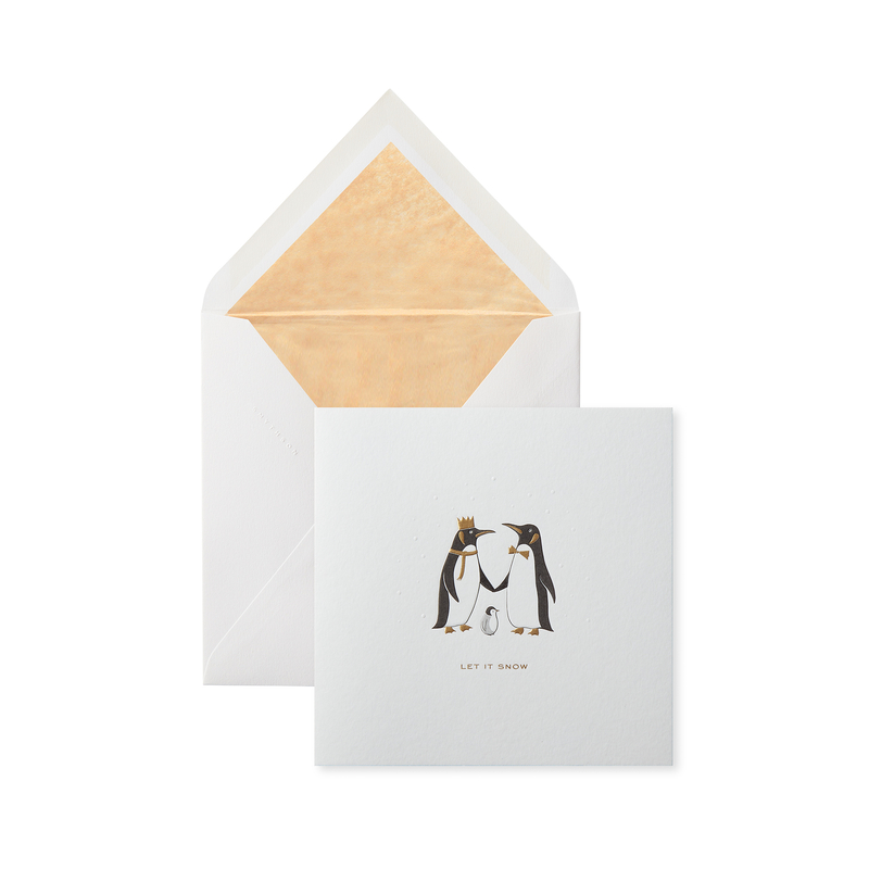 Christmas Penguins Card Set