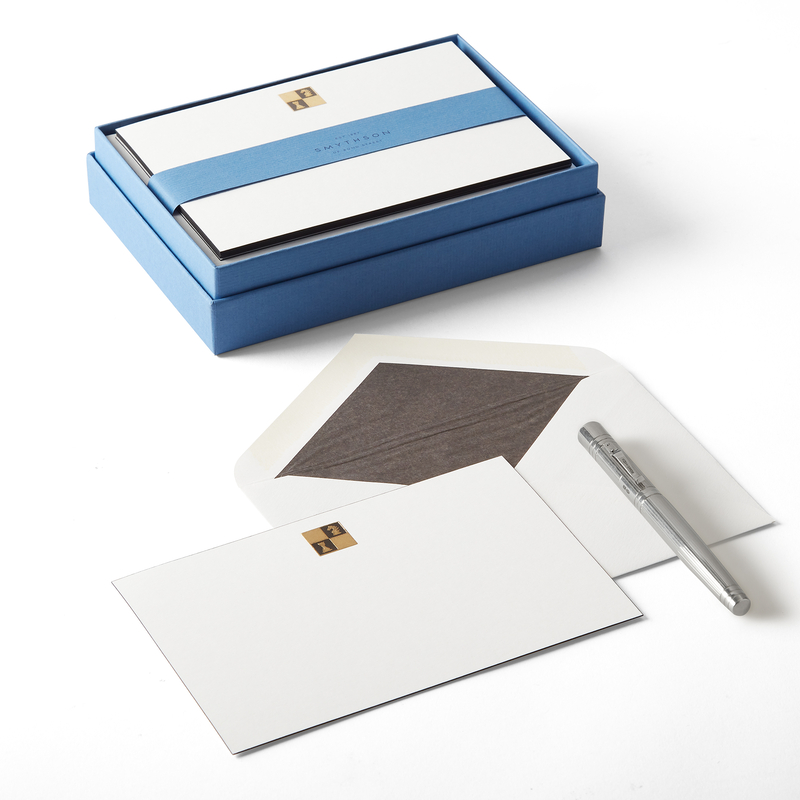 Smythson Set di biglietti corrispondenza Chess Icon