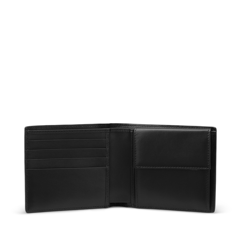 Smythson 4 Card Slot Wallet with Coin Case in Panama