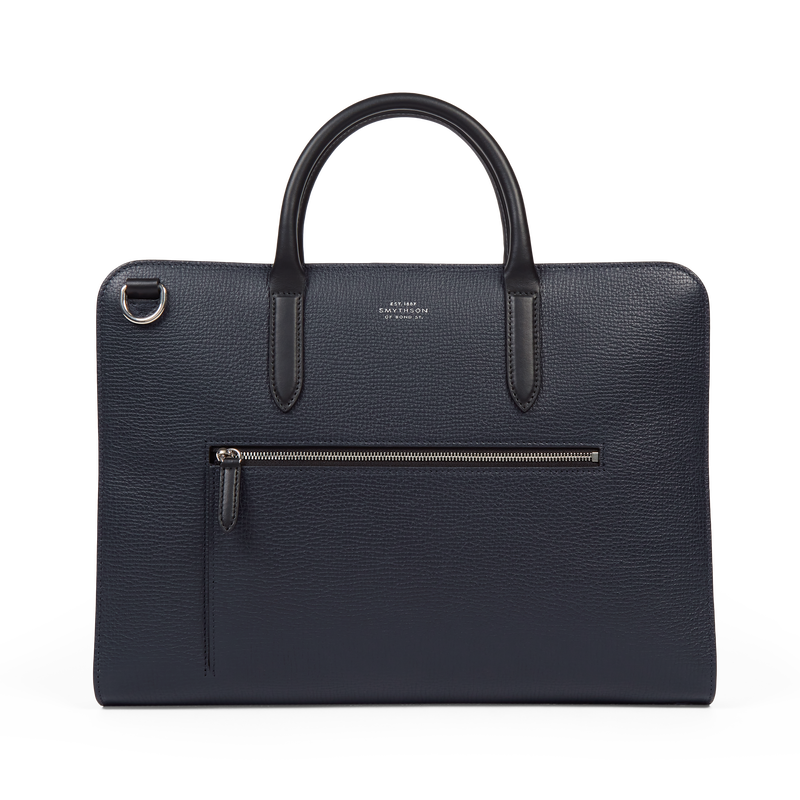 Ultra Slim Briefcase with Zip Front in Ludlow