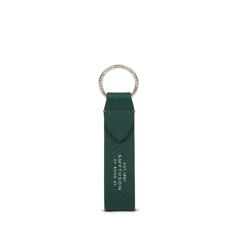 Keyring with Leather Strap in Panama