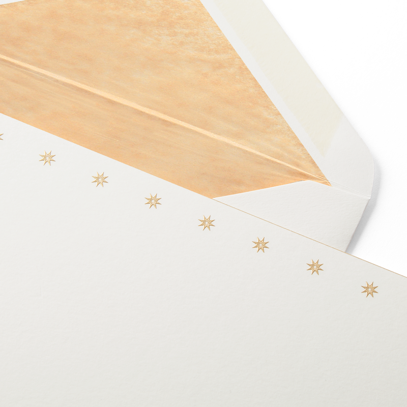 Stars Motif Correspondence Cards