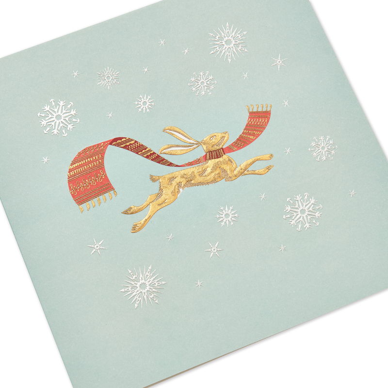 Hare Christmas Card