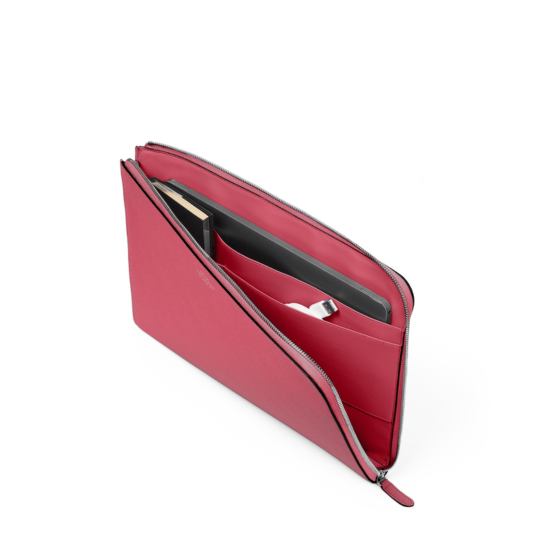 Smythson Small Laptop Case in Panama