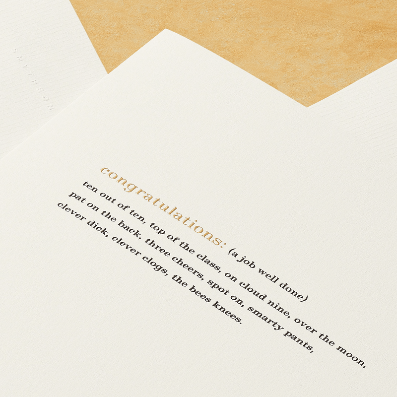Congratulations Expressions Card