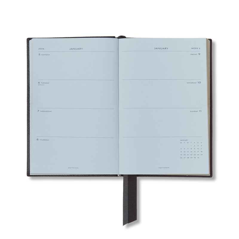 Smythson 2026 Chelsea Weekly Diary in Panama