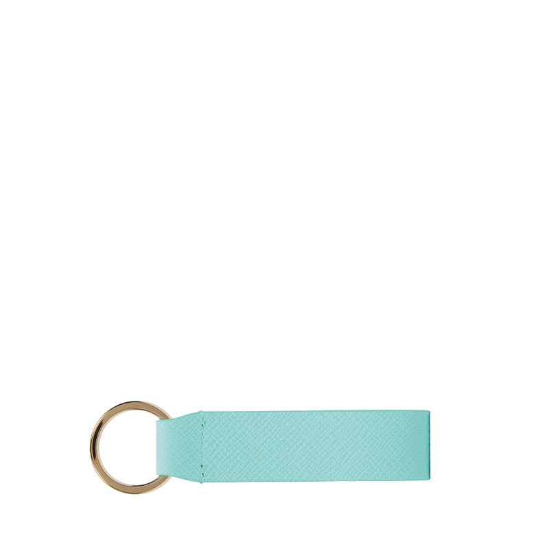Keyring with Leather Strap in Panama