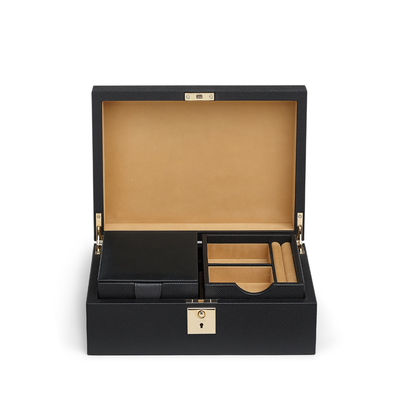 Jewellery Box with Travel Tray in Panama