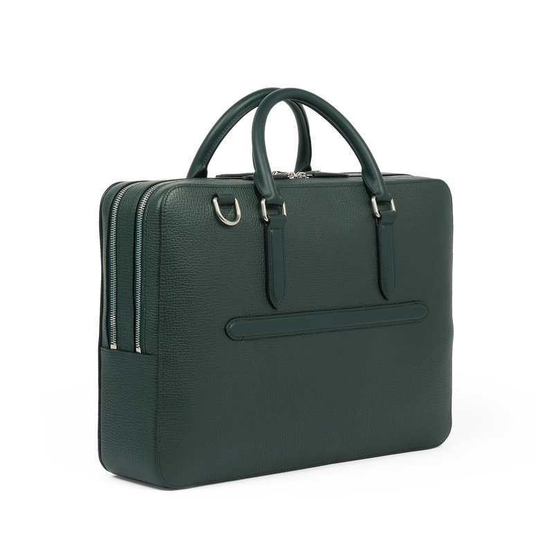 Large Briefcase with Zip Front in Ludlow
