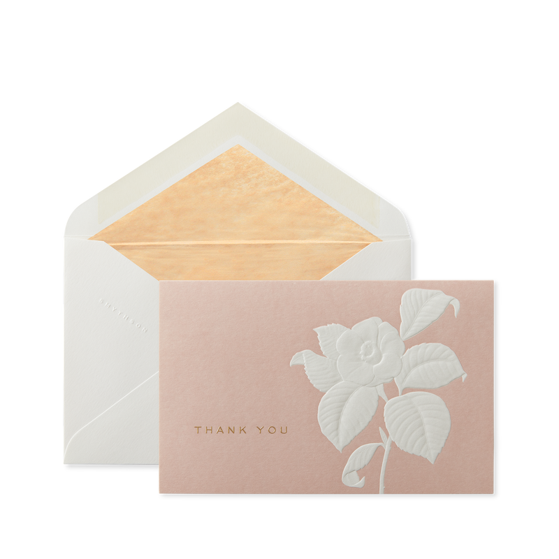 Camelia Thank You Notelets