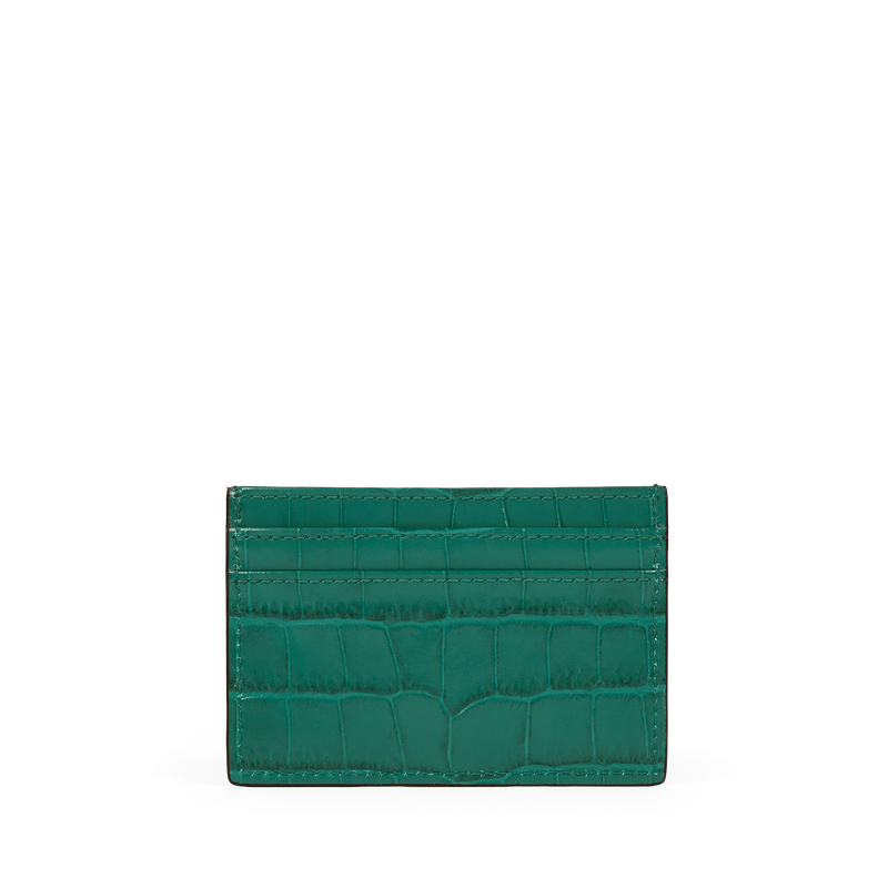 Smythson Flat Card Holder in Mara