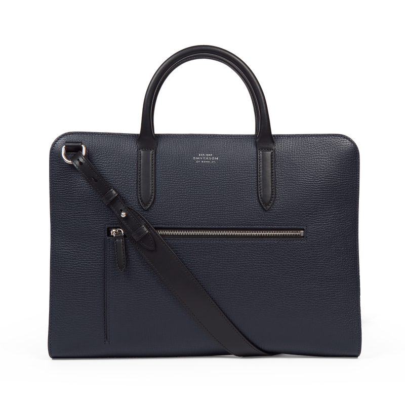 Ultra Slim Briefcase with Zip Front in Ludlow