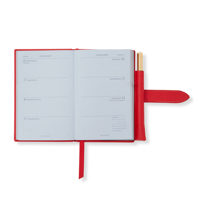 2025 Wafer Weekly Diary with Pencil in Panama