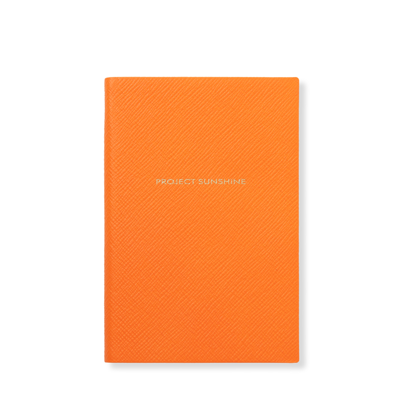 Smythson x Hunza G 'Project Sunshine' Chelsea Notebook in Panama