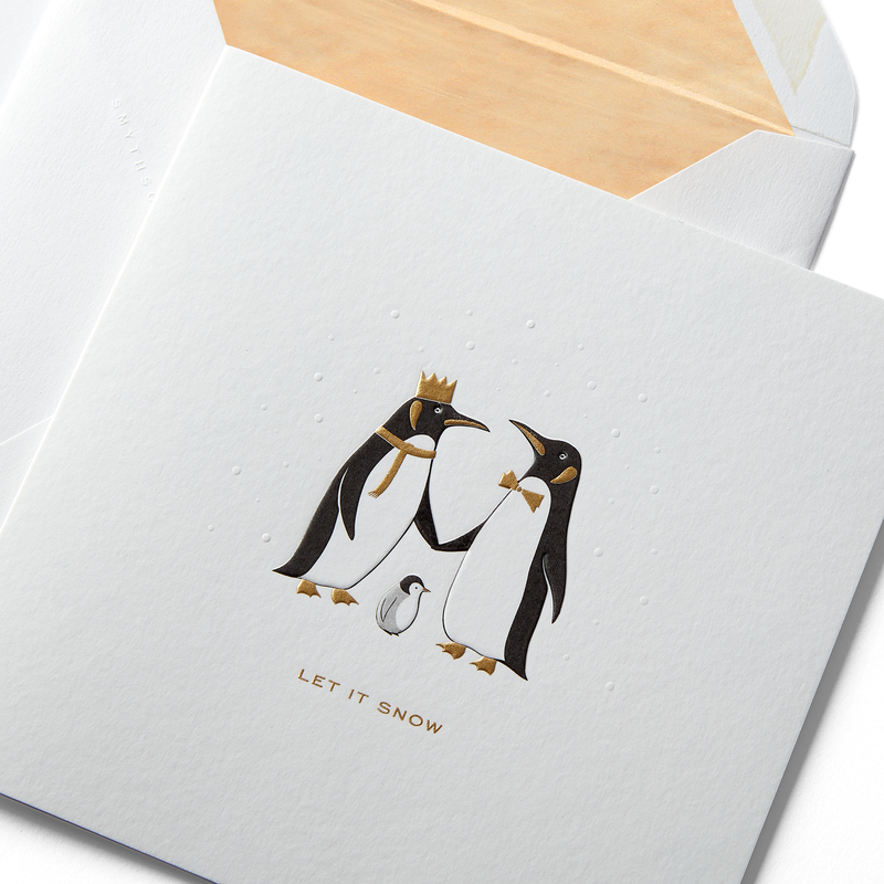 Christmas Penguins Card Set