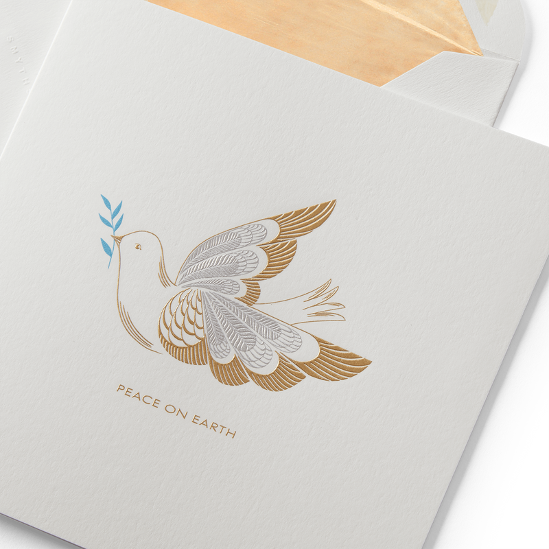 Smythson Dove Christmas Card Set