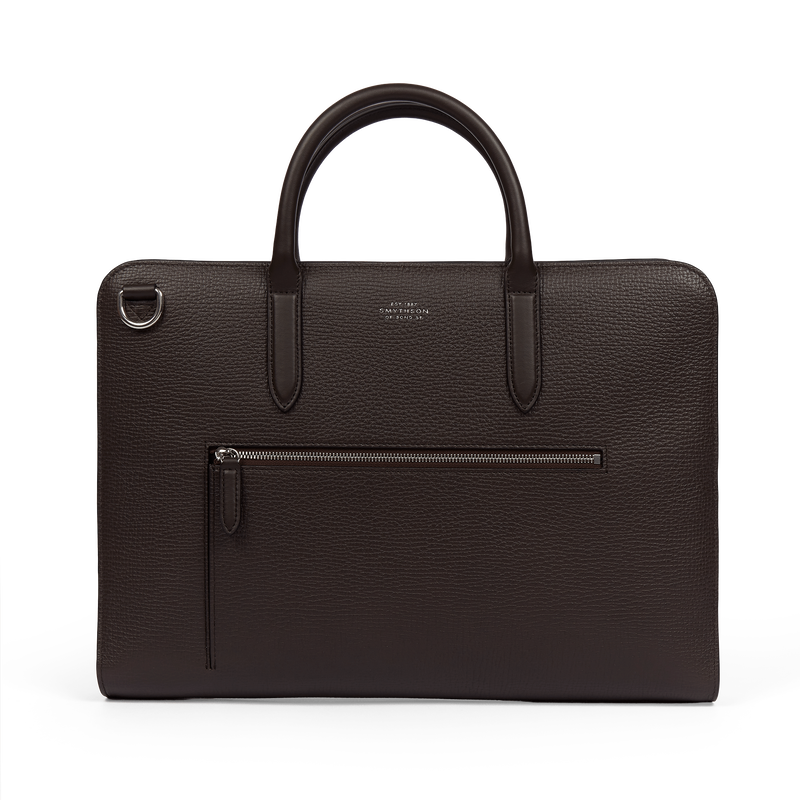 Ultraschmale Aktentasche mit Frontreißverschluss aus Ludlow