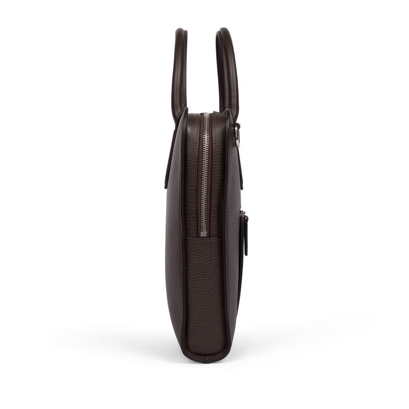 Smythson Ultra Slim Briefcase with Zip Front in Ludlow