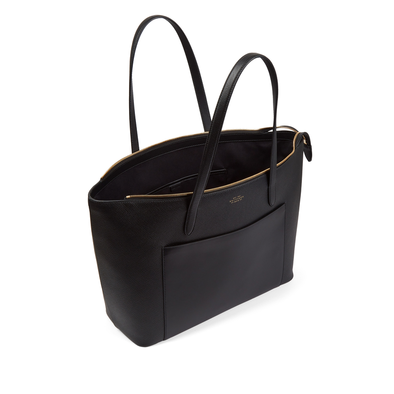 East West Tote Bag with Zip in Panama