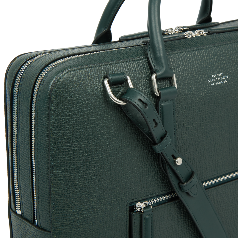 Large Briefcase with Zip Front in Ludlow