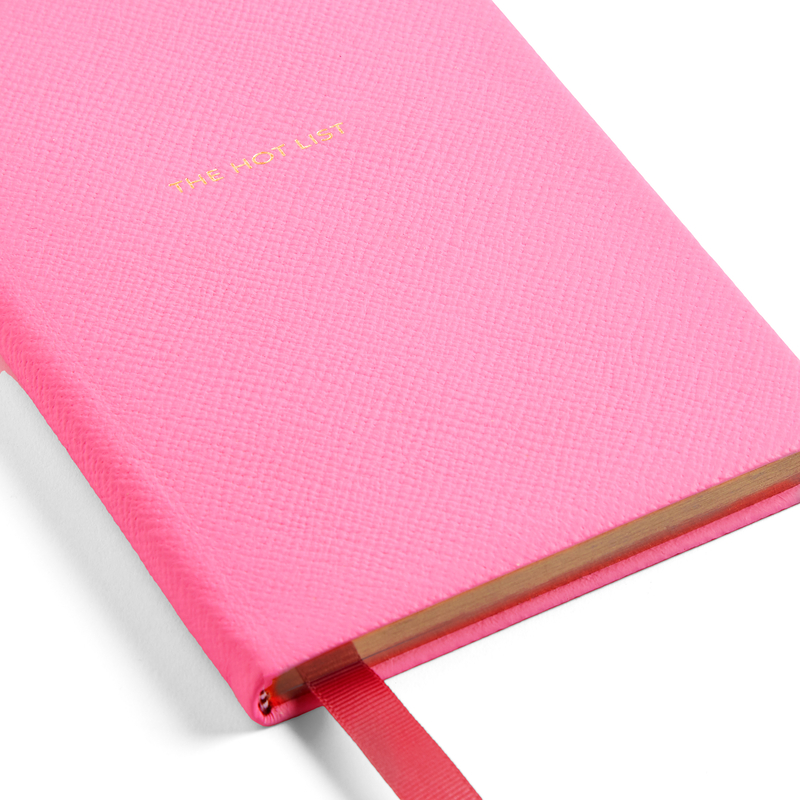 Smythson x Hunza G 'The Hot List' Chelsea Notebook in Panama