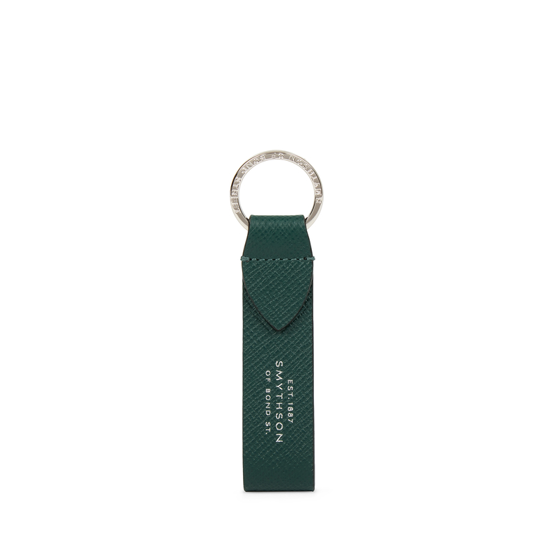 Keyring with Leather Strap in Panama