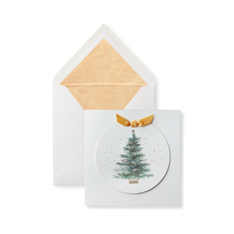 Christmas Ribbon Tree Card