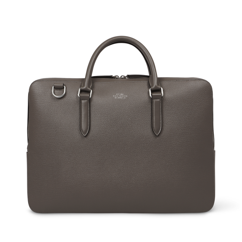 Large Briefcase with Zip Front in Ludlow
