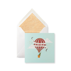 Hot Air Balloon Christmas Card