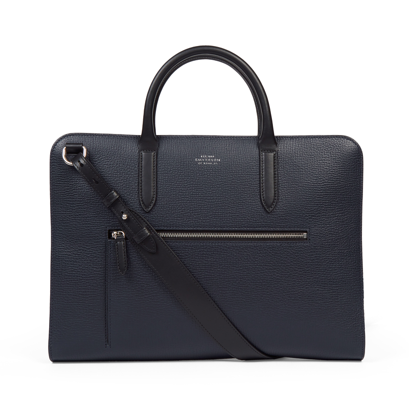 Ultra Slim Briefcase with Zip Front in Ludlow