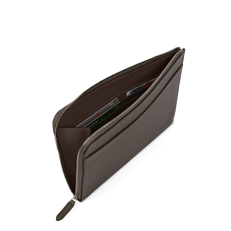 Flat Travel Organizer Pouch in Ludlow