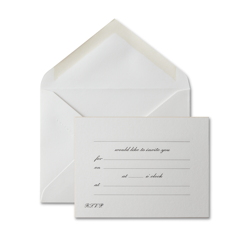 Would Like To Invite You Invitations