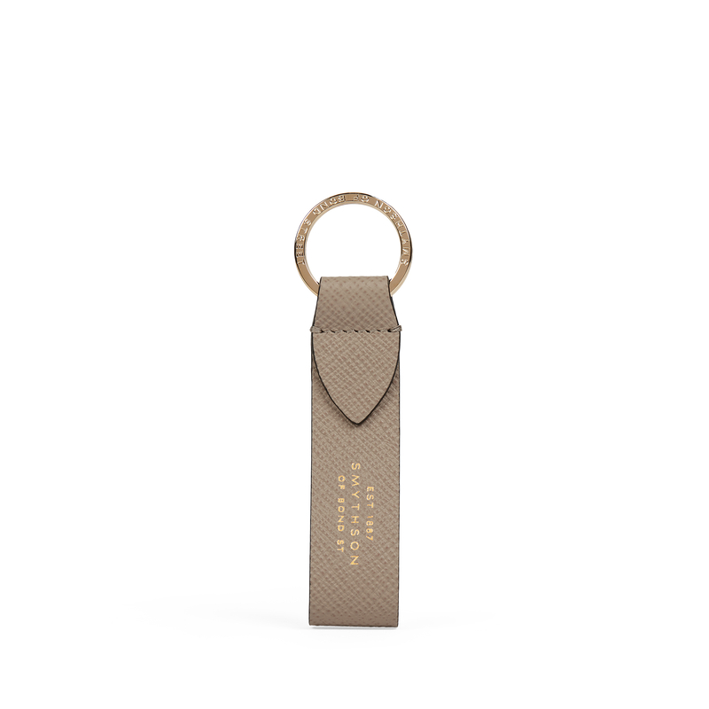 Keyring with Leather Strap in Panama