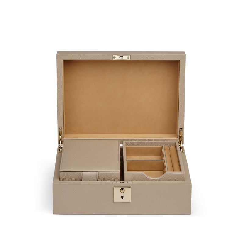 Jewelry Box with Travel Tray in Panama