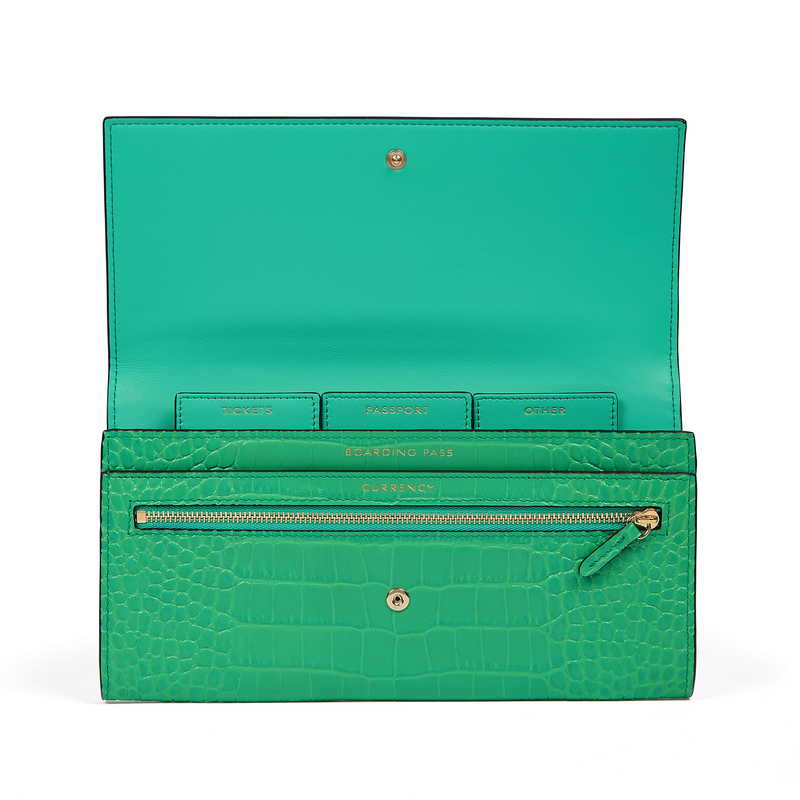 Smythson Portafoglio da viaggio Marshall in Mara