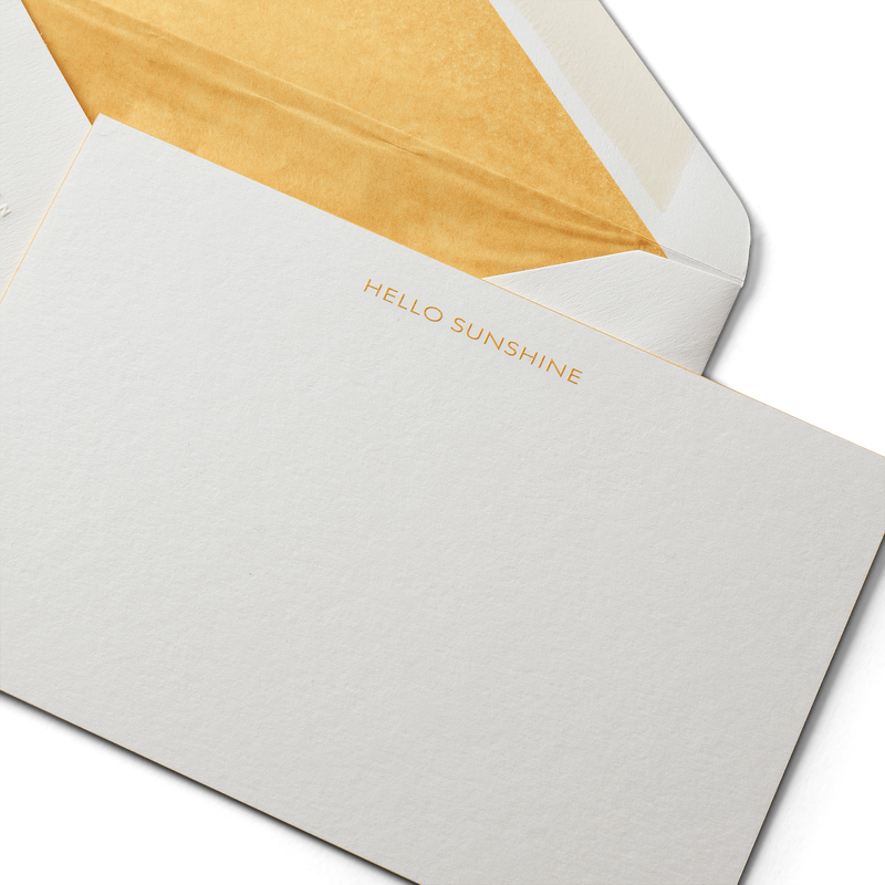 Hello Sunshine Correspondence Cards