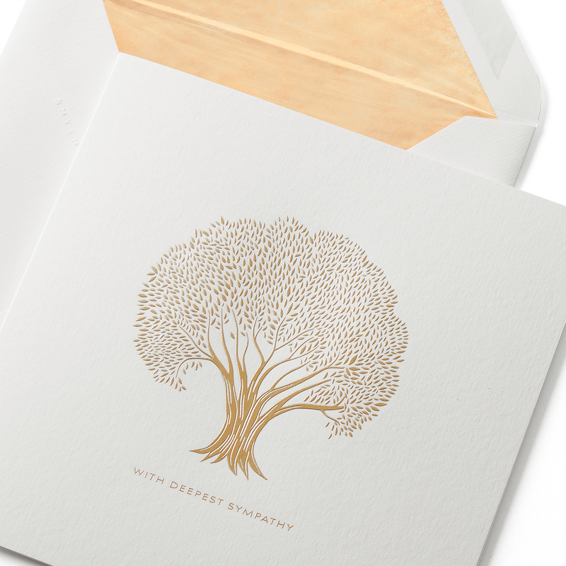 Smythson Sympathy Tree Card