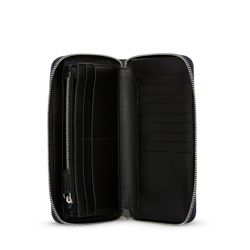 Smythson Zip Around Long Wallet in Ludlow