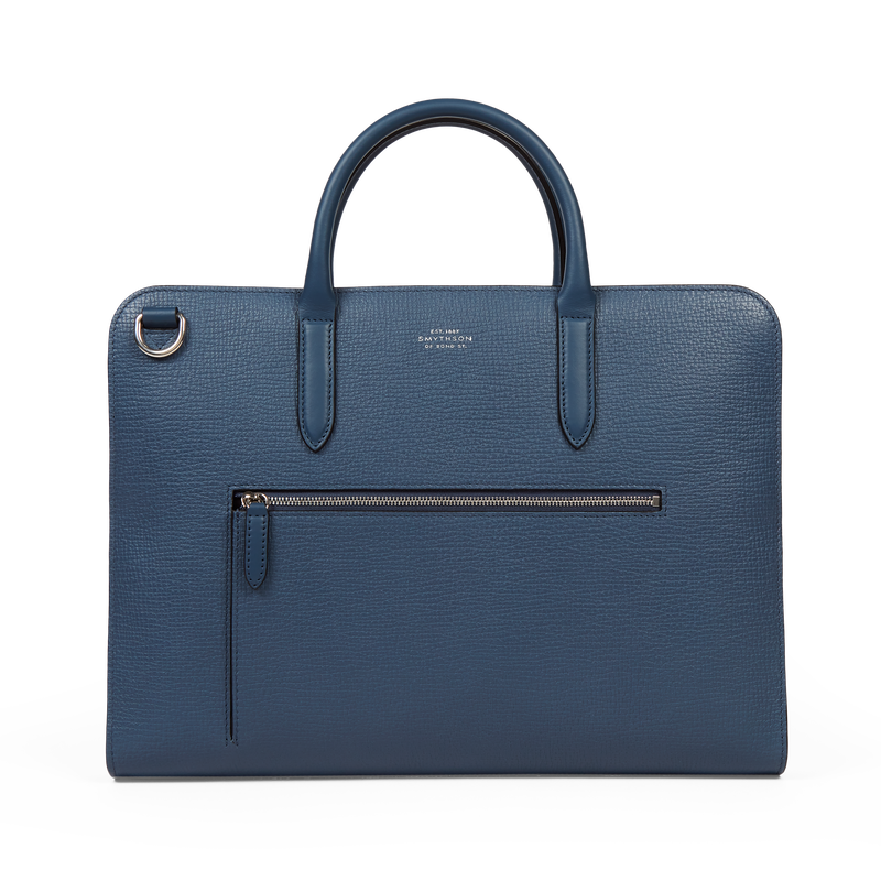 Ultra Slim Briefcase with Zip Front in Ludlow