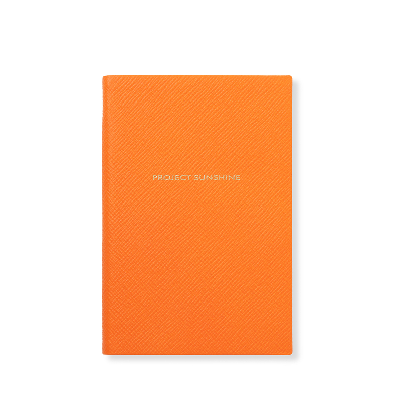 Smythson x Hunza G 'Project Sunshine' Chelsea Notebook in Panama