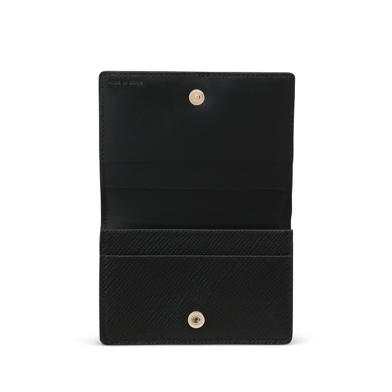 Folded Card Case with Snap Closure in Panama