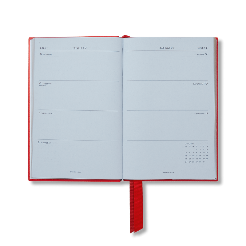 Smythson 2026 Chelsea Weekly Diary in Panama