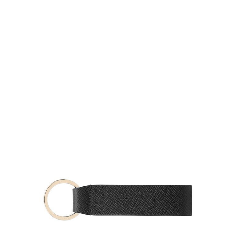 Keyring with Leather Strap in Panama