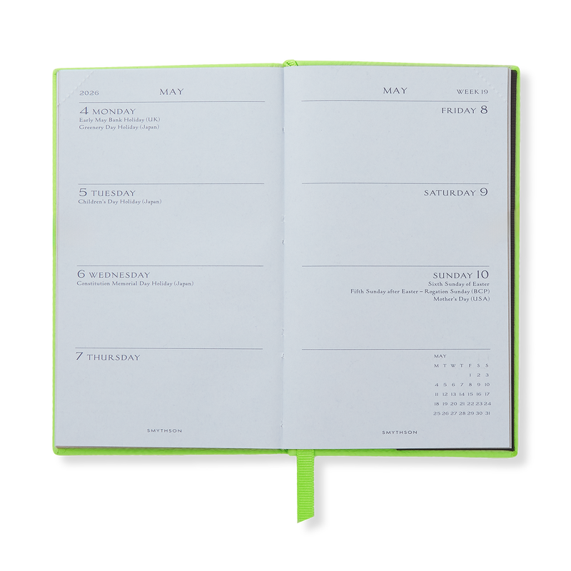 2025-2026 Panama Weekly Diary with Pocket