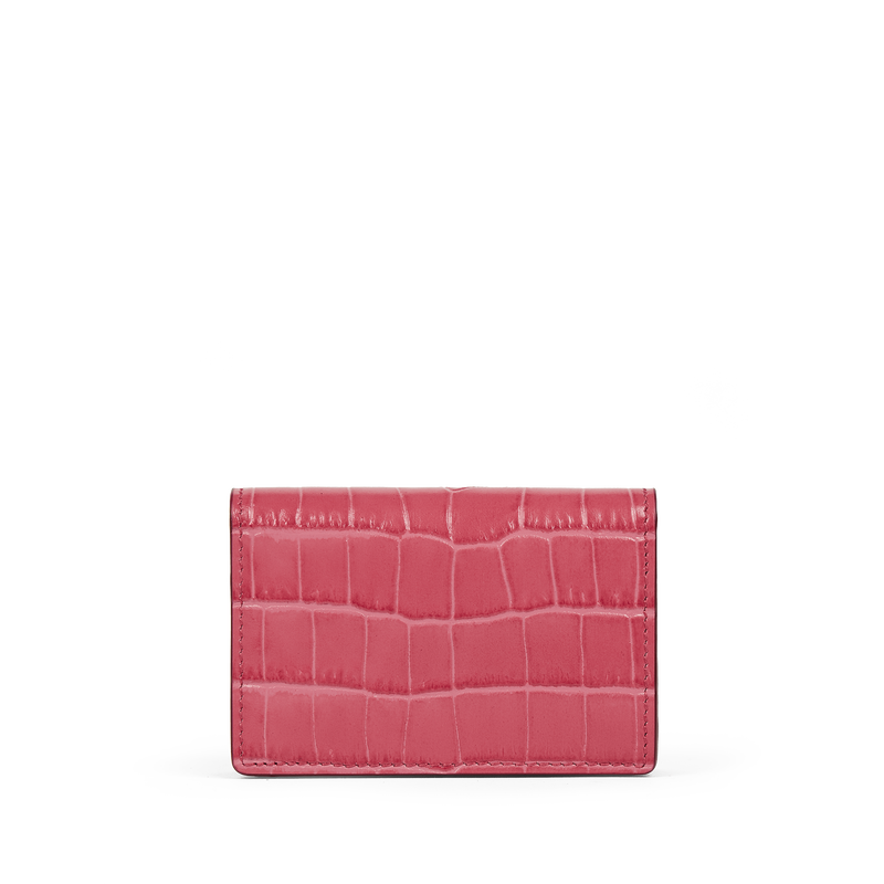 Folded Card Case with Snap Closure in Mara